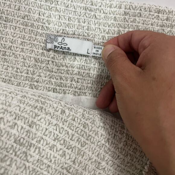 PrAna Sugar Pine Athletic Skirt Speckle Stretchy Activewear Size L Pockets Aline - Picture 9 of 11